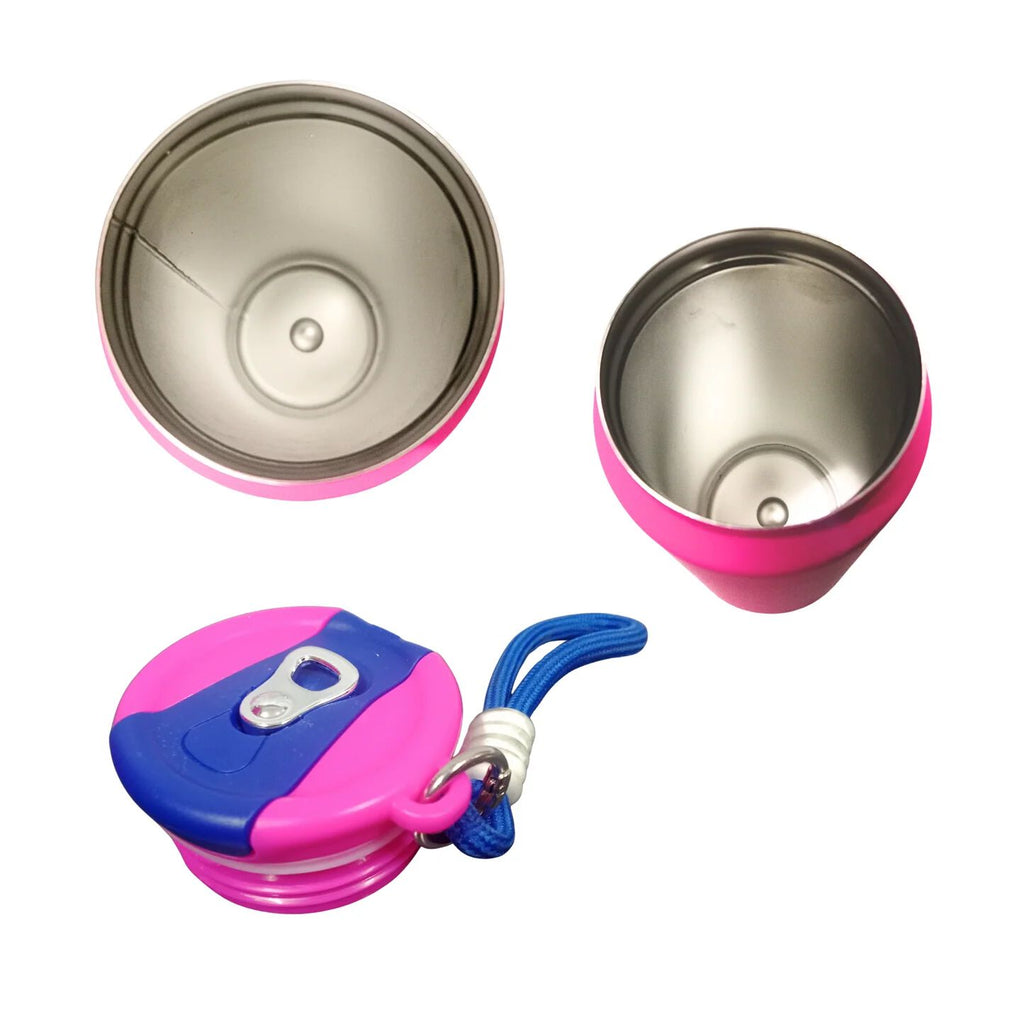 Stainless Steel Vacuum Cup Bottle with Fashion Rope Carrying Loop {500 ML}