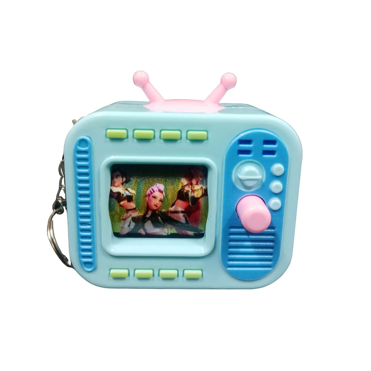 Mini Retro TV Keychain