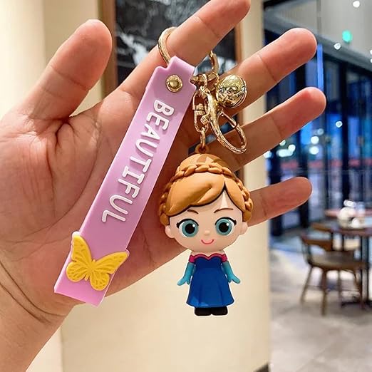 Elsa Princess Keychain Frozen Cute Snow Treasure Doll