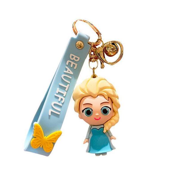 Elsa Princess Keychain Frozen Cute Snow Treasure Doll