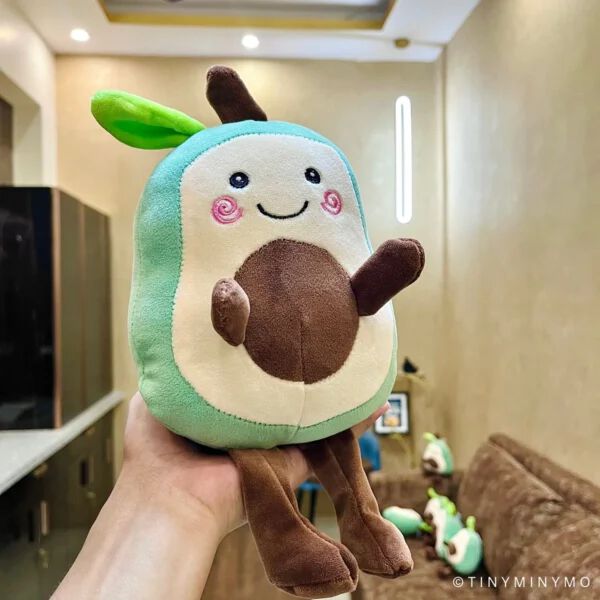 Cartoon Avocado Doll Lovely Fruit Doll Plush Toy for Kids New Year Gift
