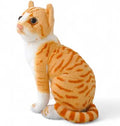 Soft Stuffed Plush Tabby Cat Animal Toy for Kids