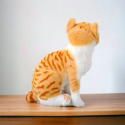 Soft Stuffed Plush Tabby Cat Animal Toy for Kids