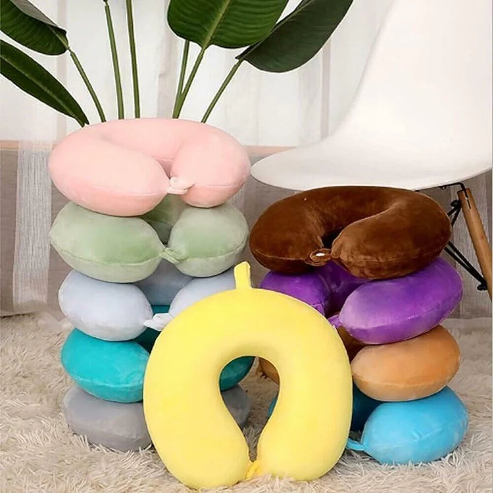 Neck Pillow for Travel| Comfort Travel for Men and Women| Foam Neck Pillow with Soft Material