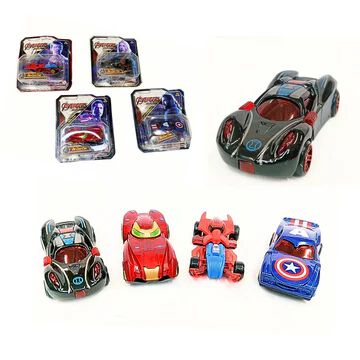 Diecast Metal Superhero Toy Vehicles Car {Random Design}