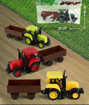 Toys Friction Powered Trolley Farm Tractor Toy for Kids