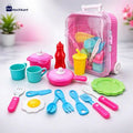 Kids Kitchen Set Trolley Suitcase with Storage Case | Role Play Toy