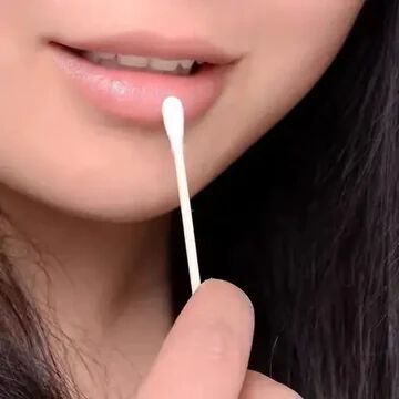 Cotton Buds for Ear Cleaner, Bamboo Wooden Sticks Ear Cleaner Cotton Swabs 100 Pcs