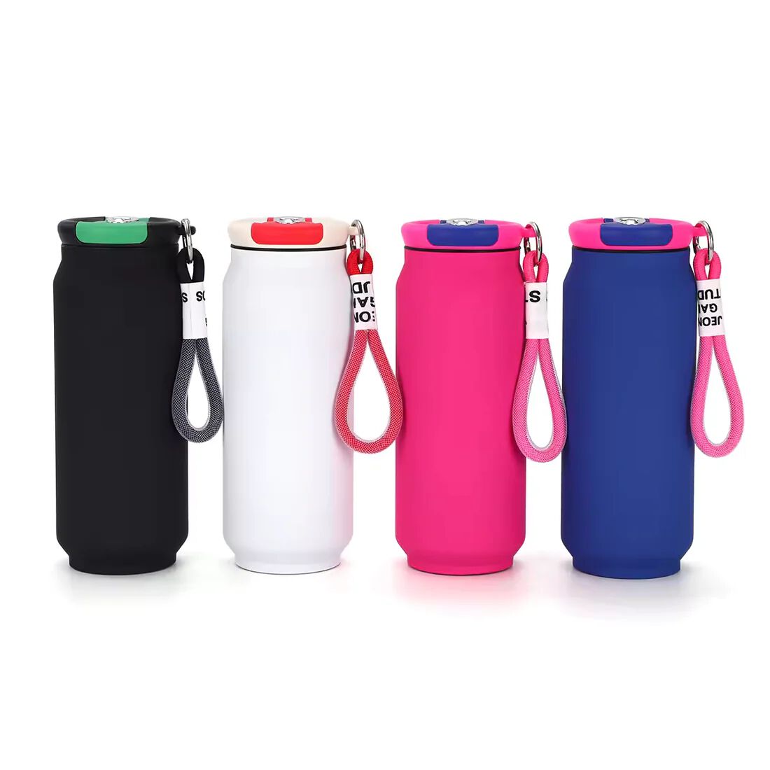 Stainless Steel Vacuum Cup Bottle with Fashion Rope Carrying Loop {500 ML}