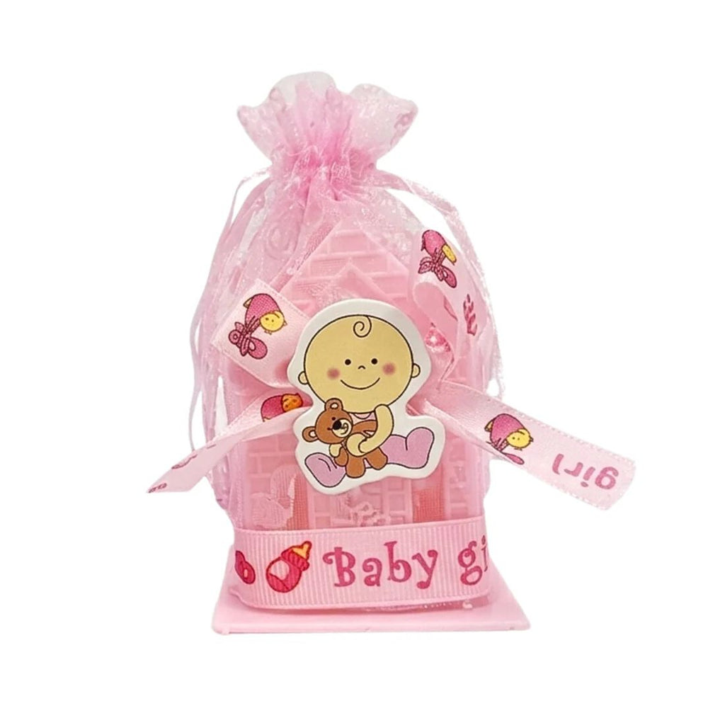 {12 Pcs} Baby Shower Candy Bags {Blue/Pink}