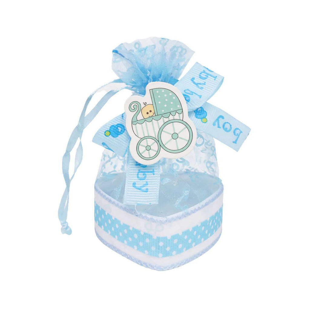 {12 Pcs} Gifts Baby Christening Basket with Organza Bag