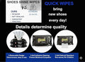Shoe Wipes Shine & Cleaning, 30 Wipes Portable Cleaning Wipes