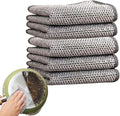 {Pack of 10} Non Scratch Dish wash Cloth Double Layer Heavy Multipurpose Wire