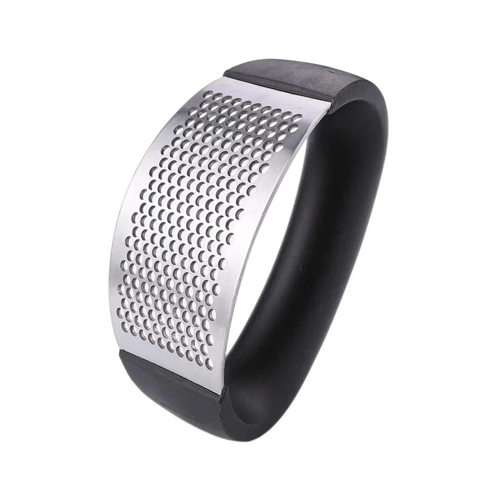Stainless Steel Annular Garlic Mud Press Household Hand-Grip