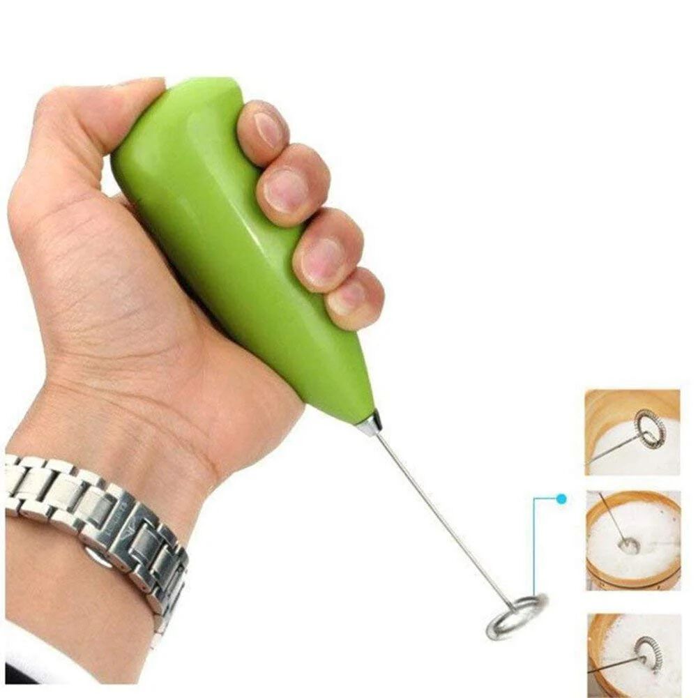 HONGXIZ Electric Wireless Portable Handheld Foam Maker Hand