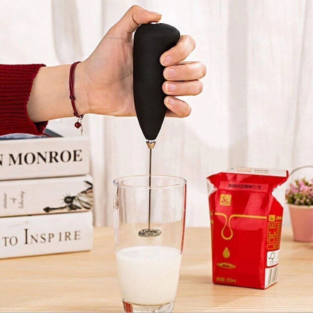 HONGXIZ Electric Wireless Portable Handheld Foam Maker Hand