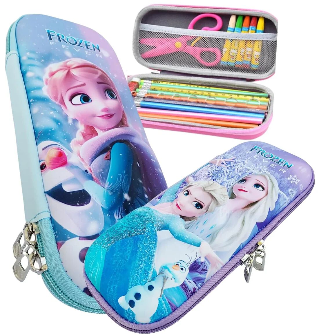 3D Frozen Elsa Pencil Pouch for Girls