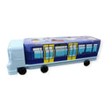 Bus Pencil Box Blue School Bus Pencil Case for Kids, Pencil Box