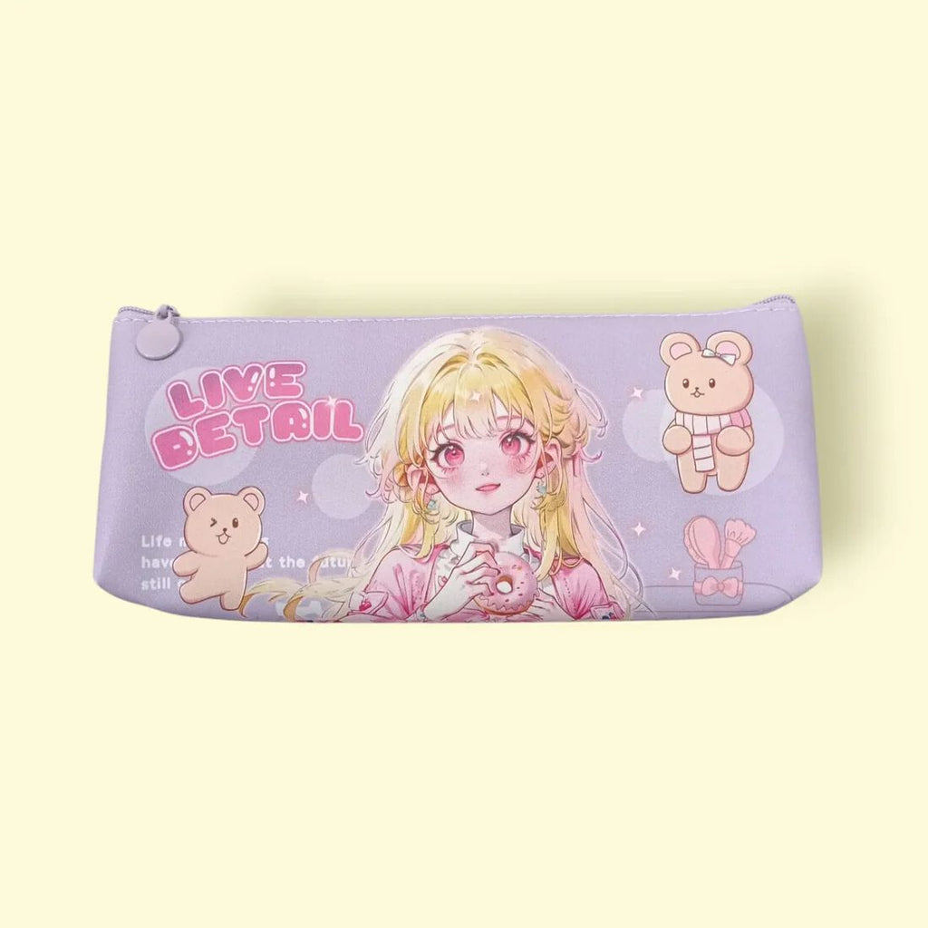 Pencil Pouch for Boys and Girls Pencil Case School Stationery 1 Zipper