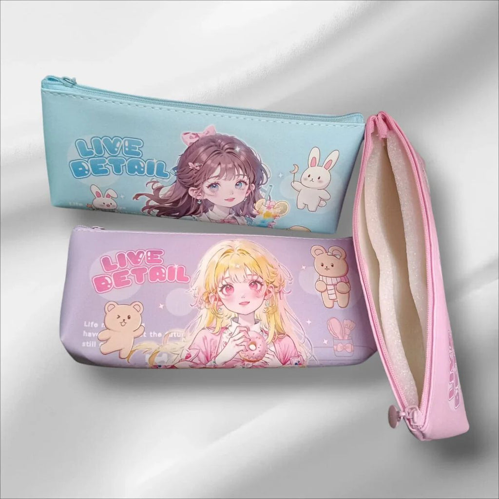 Pencil Pouch for Boys and Girls Pencil Case School Stationery 1 Zipper
