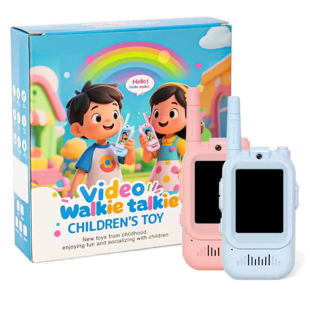 Walkie Talkie for Kids with Video: Rechargeable Toddler Toys with HD Camera & Voice Changer