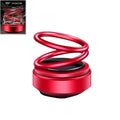 Solar Power Spring Shape Fully Rotating Air Freshener Aroma Perfume