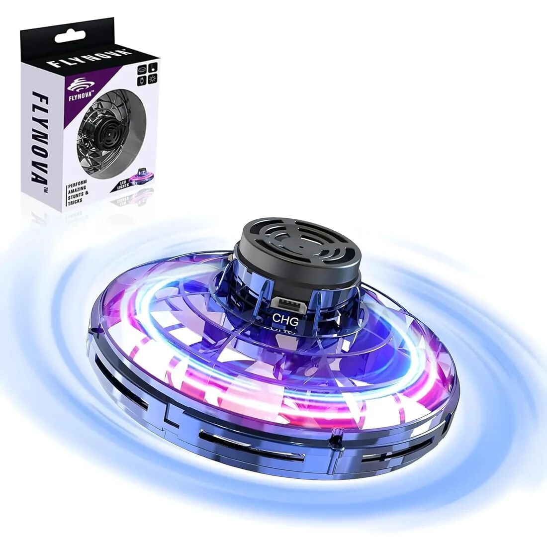 Best Hand Spinner I Fingertip Upgrade Flight I Mini UFO Flying Spinner for Adults
