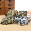 Military Truck Design {Money bank} Coin Box With Lock
