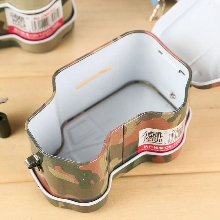 Military Truck Design {Money bank} Coin Box With Lock