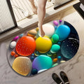 Bathroom Decor, Anti-Slip, Absorbent Bath Rug, Quick Drying, Easy Care Shower
