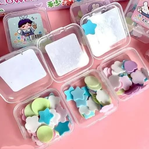Travel Soap Paper Sheets, Disposable Mini Soap Sheets with Cartoon Pocket Storage Box for Kids