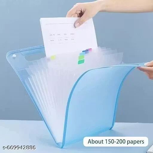 /13 Layer A4 Paper File Folder, Multi-Layer Expanding Folder