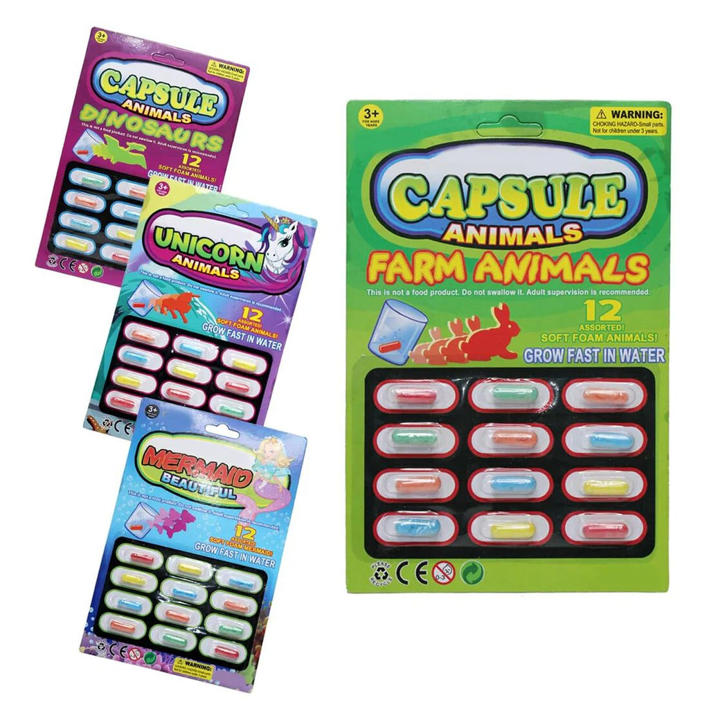 Different Shape Magic Foam Mix Animal Capsules Creatures Grow in Water Soft