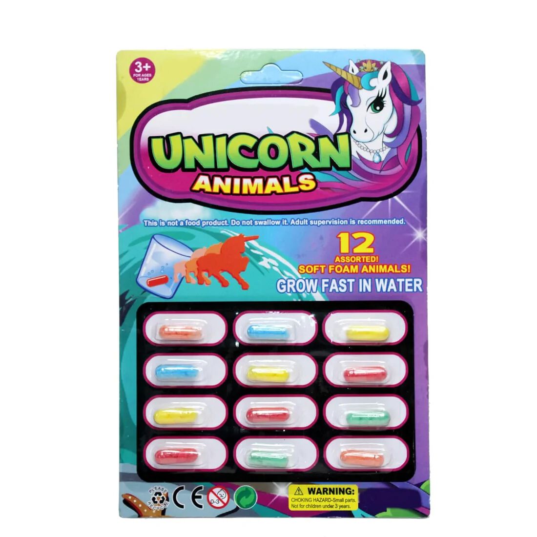 Different Shape Magic Foam Mix Animal Capsules Creatures Grow in Water Soft