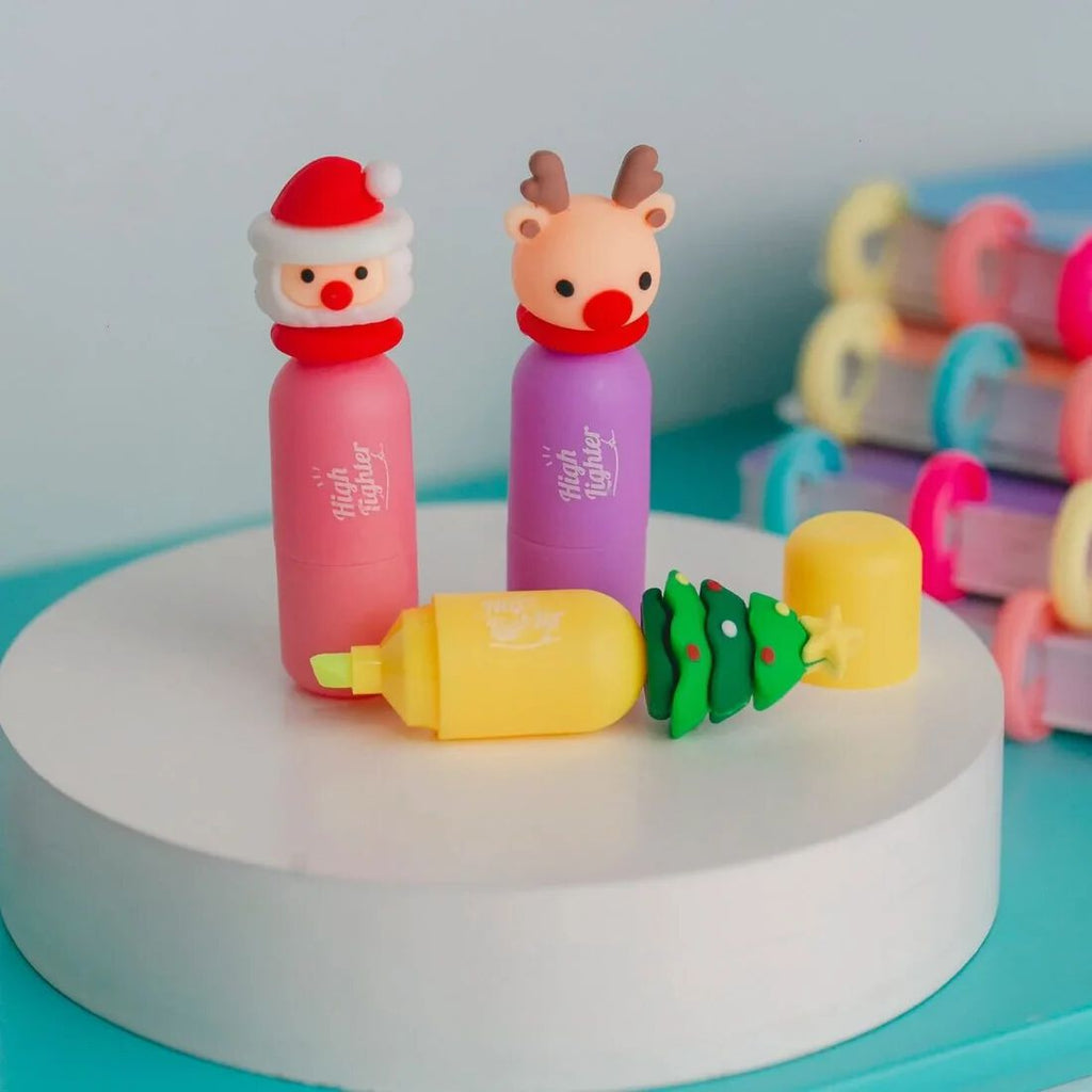 Highlighters Marker Pens, Merry Christmas Theme Stationery item