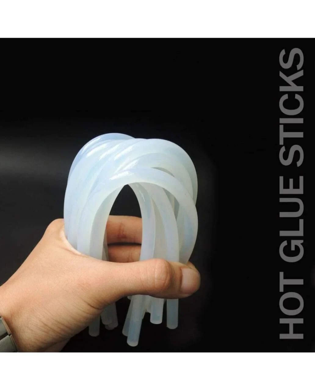 100 pcs Thin glue stick White (Transperant) in colour