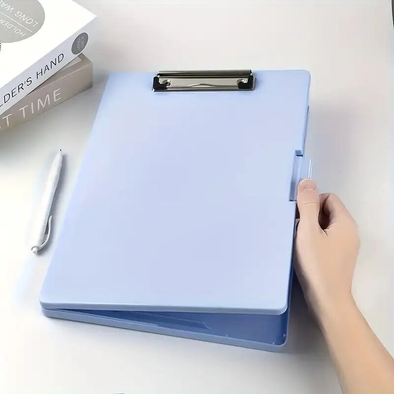 Clip Pad with Side-Opening/Clipboard with Storage Case