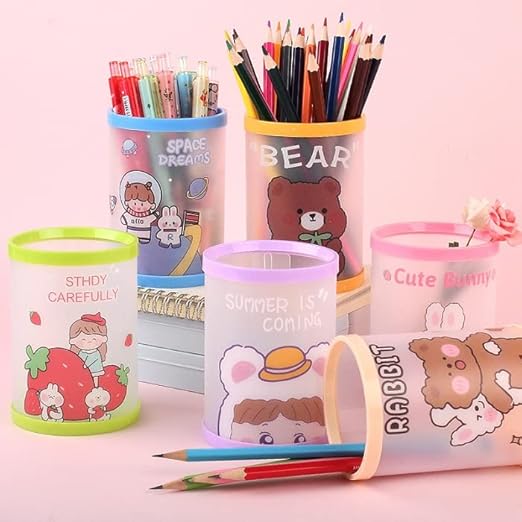 Cartoon Character DIY Pen Stand, Pencil holder