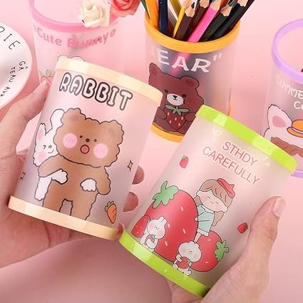 Cartoon Character DIY Pen Stand, Pencil holder