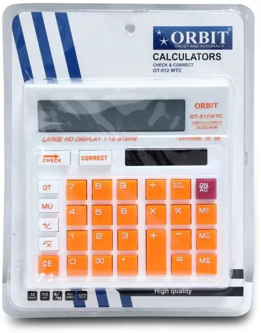 WTC Basic 12 Digit Colorful Calculator