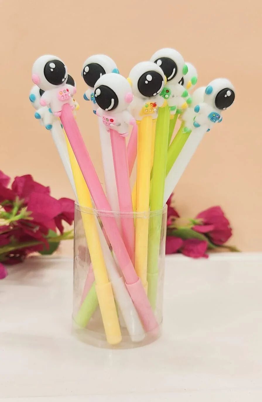 Space Pen for Boys and girls (12 Pcs) Pen for School {Random Design}