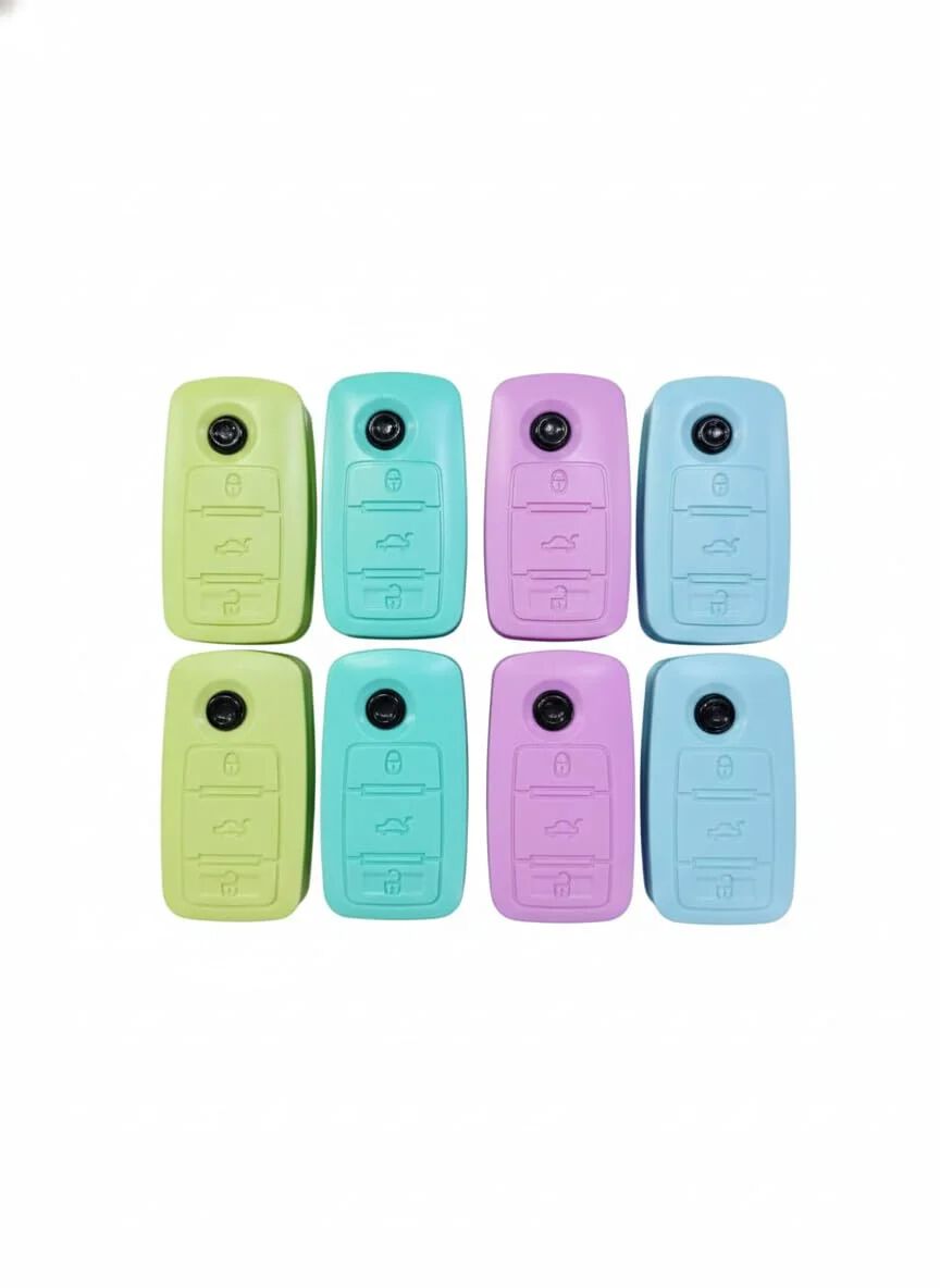 Car Key Shaped Pencil Erasers – Remote Car Key Fob Design