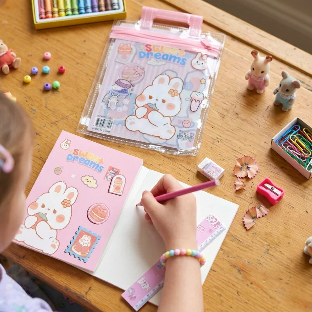 Cartoon Theme Stationery Set {Random Color}
