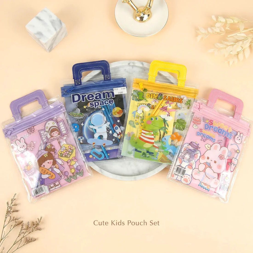 Cartoon Theme Stationery Set {Random Color}