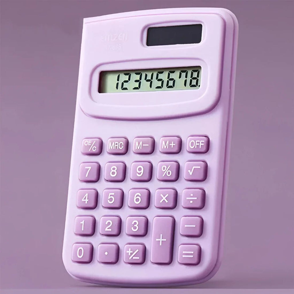 Mini 8-Digit Electronic Calculator – Cute & Simple Scientific Calculator for Students & Office