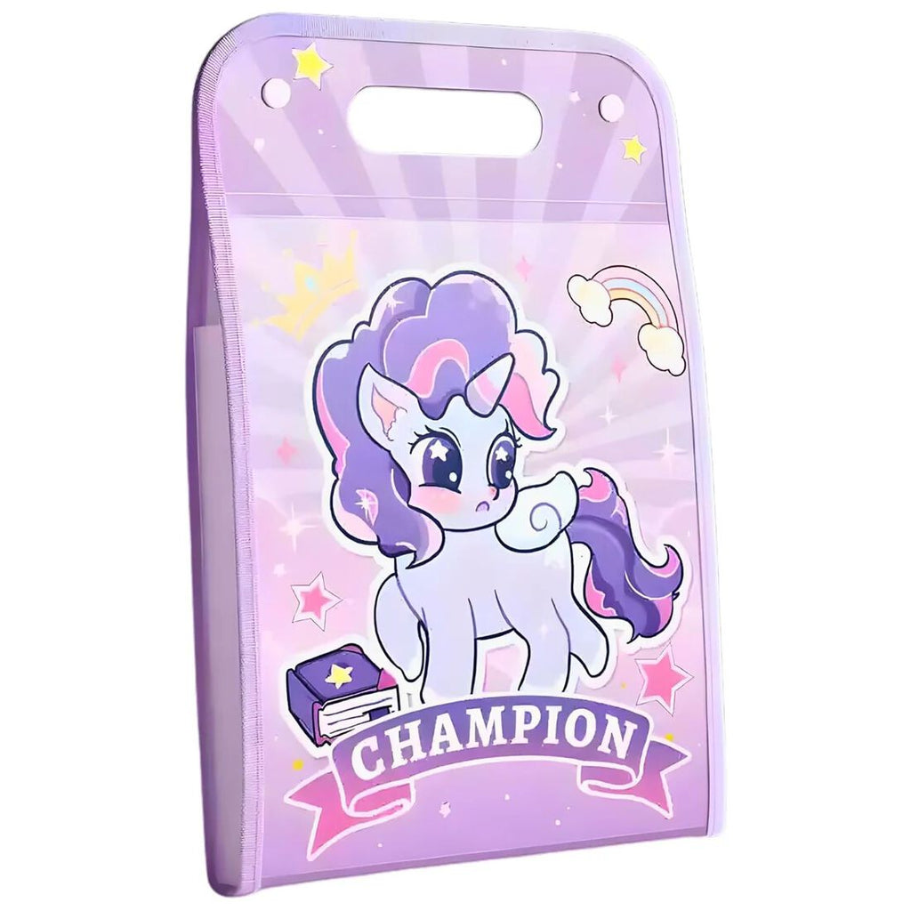 Unicorn Theme 13-Fold Expanding File Folder