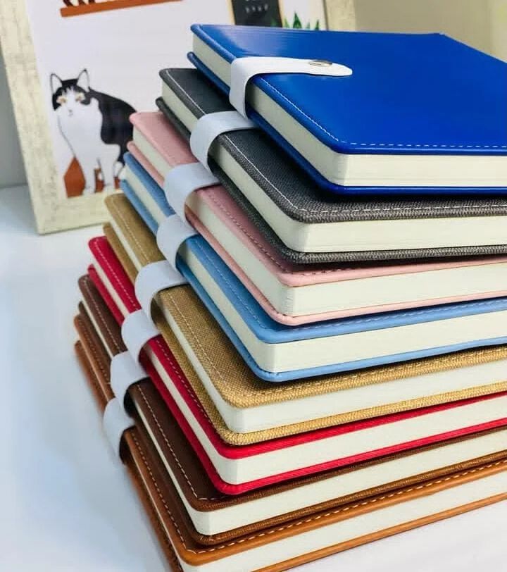 Leather Journal Organizer Planner Writing Notebook {Multicolor}
