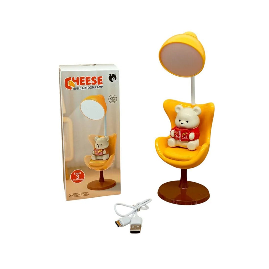 Mini Cartoon Teddy Lamp with 3 Level Dim Lights