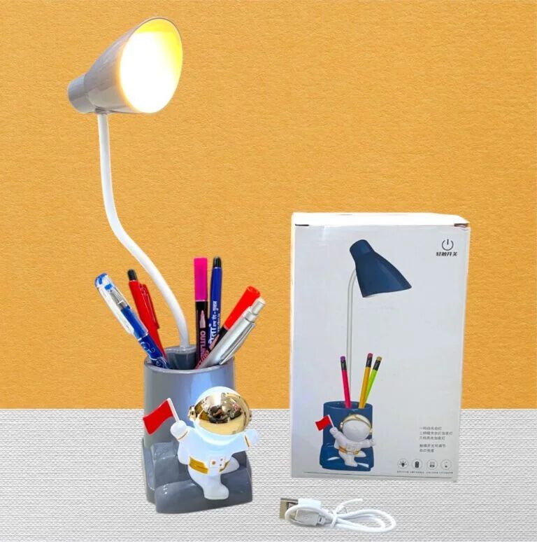 Astronaut LED Rechargeable Desk Lamp with Space Theme
