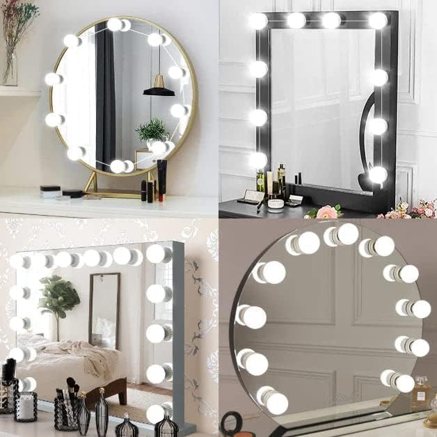 10LED Bulb Vanity Mirror Lights for Mirror 3 Color Modes